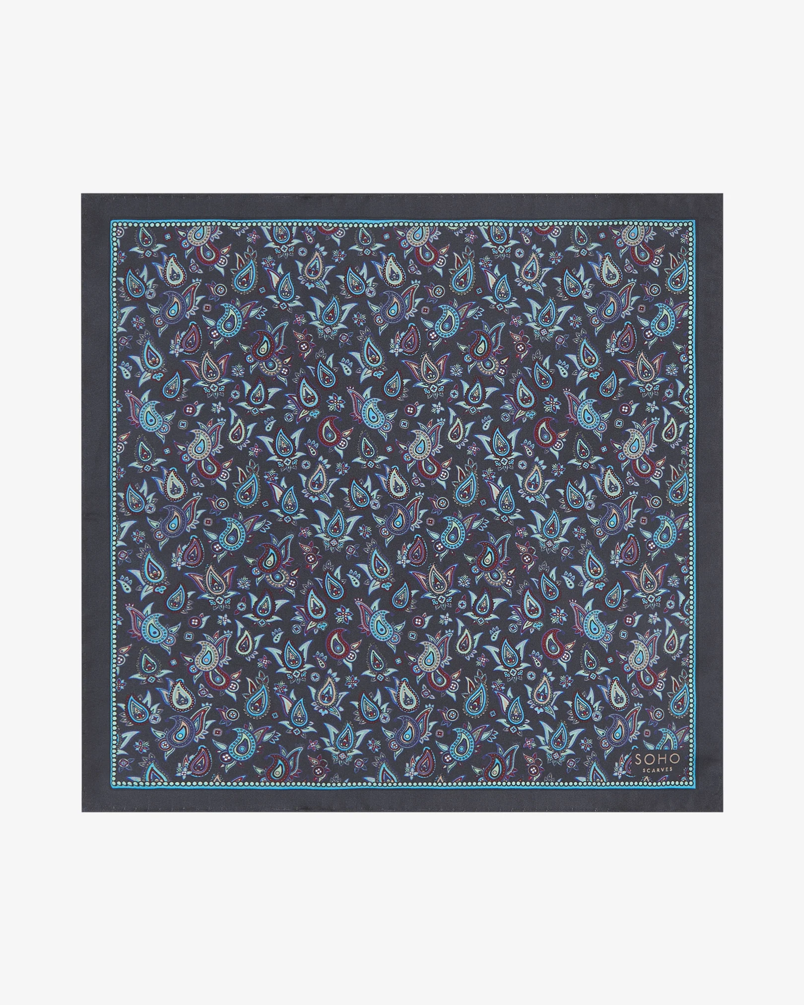 Silk Pocket Square - Buttermere | Gardenia