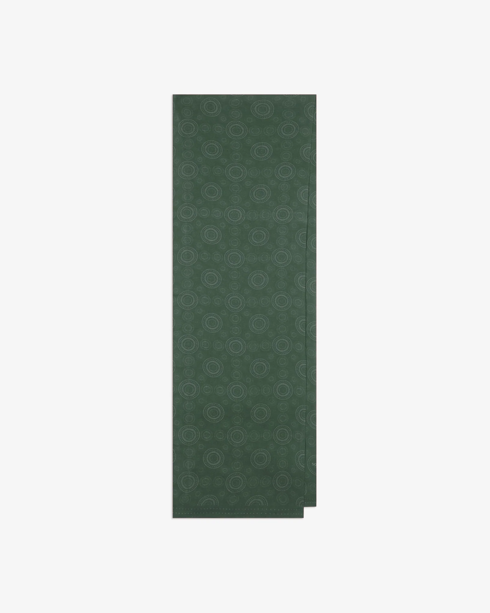 Noughts in Evergreen - Bohemian Lightweight Wide Scarf - Image 3