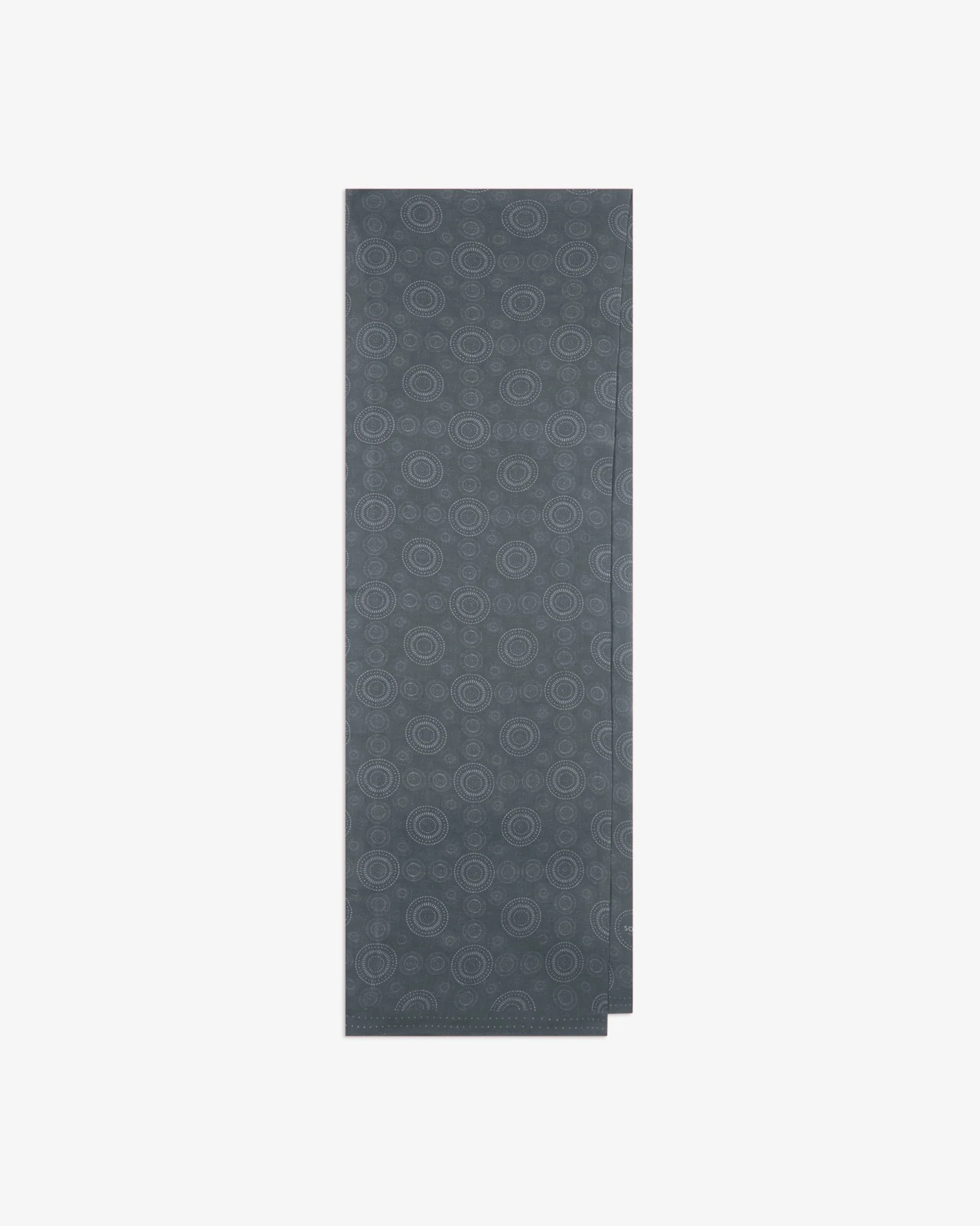 Noughts in Graphite - Bohemian Lightweight Wide Scarf - Image 3