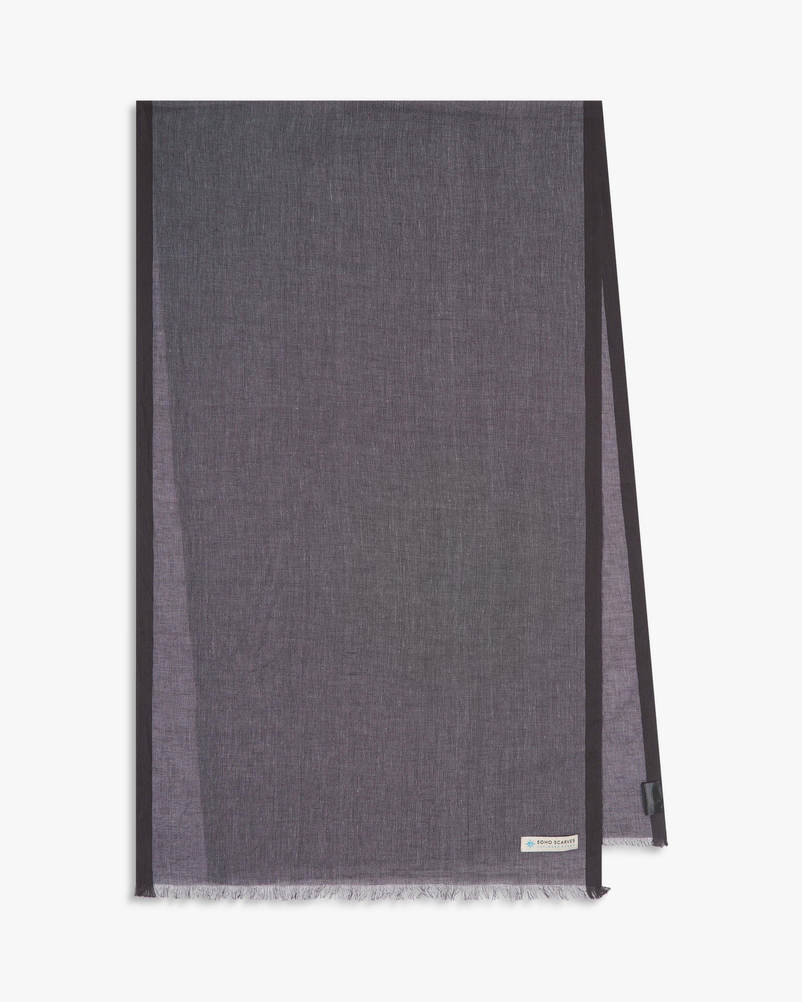 Cotton Scarf in Brown - The Messner - Image 3