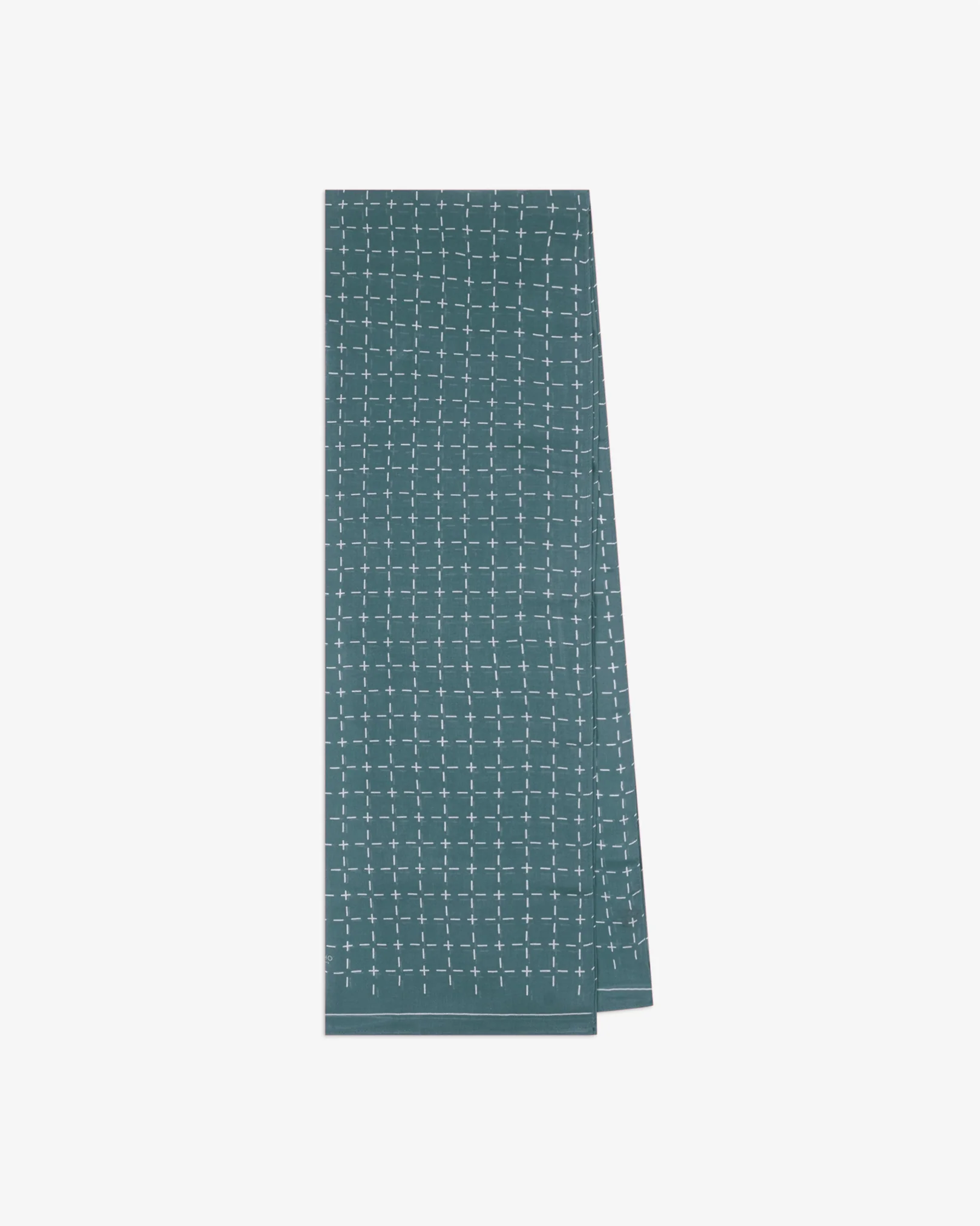 Crosses in Teal - Bohemian Lightweight Wide Scarf - Image 3