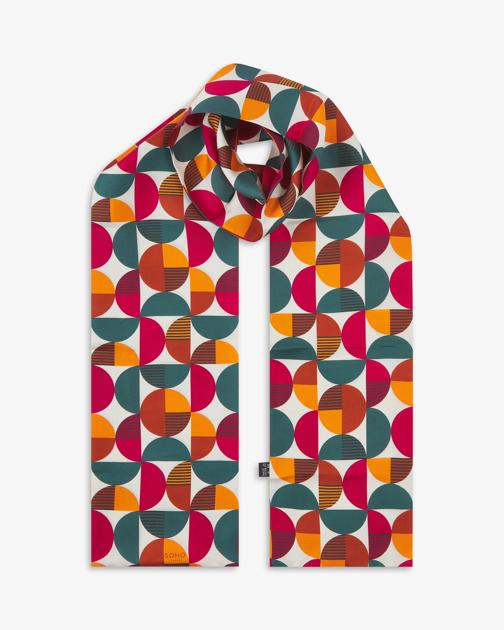 Men's Silk Bauhaus Scarf - Kassel