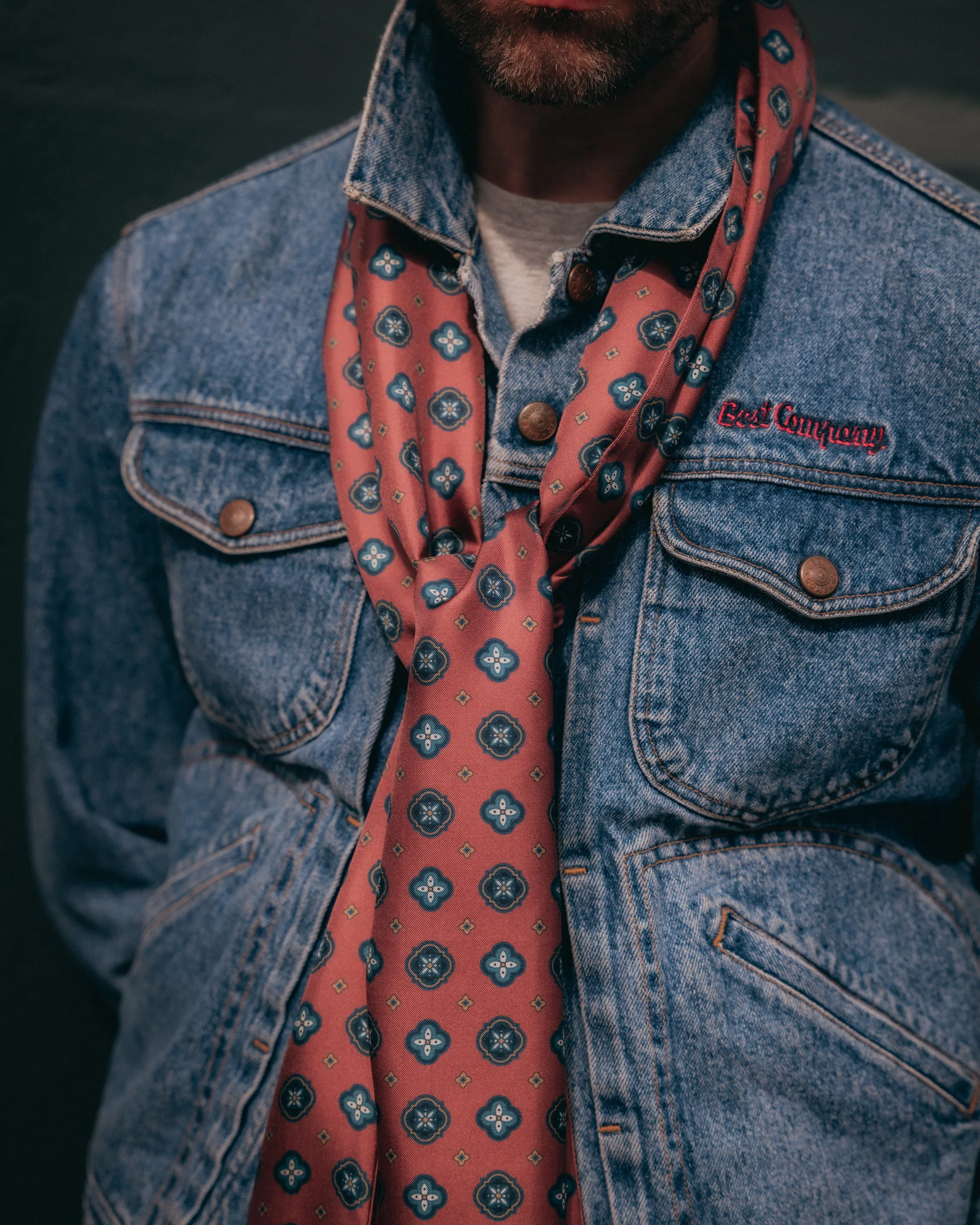 The London Scarf - Chelsea | Berry - Image 3