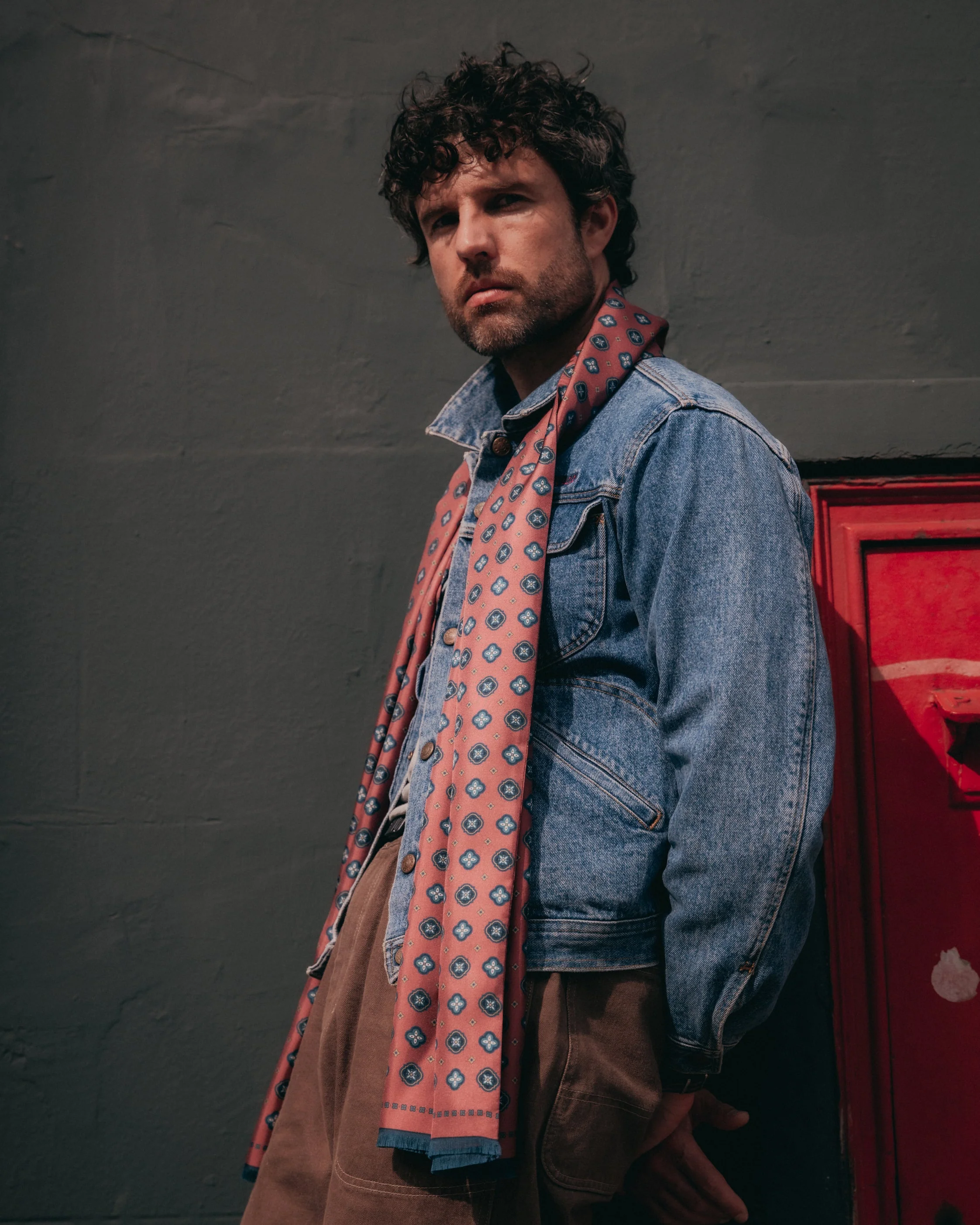 The London Scarf - Chelsea | Berry - Image 4
