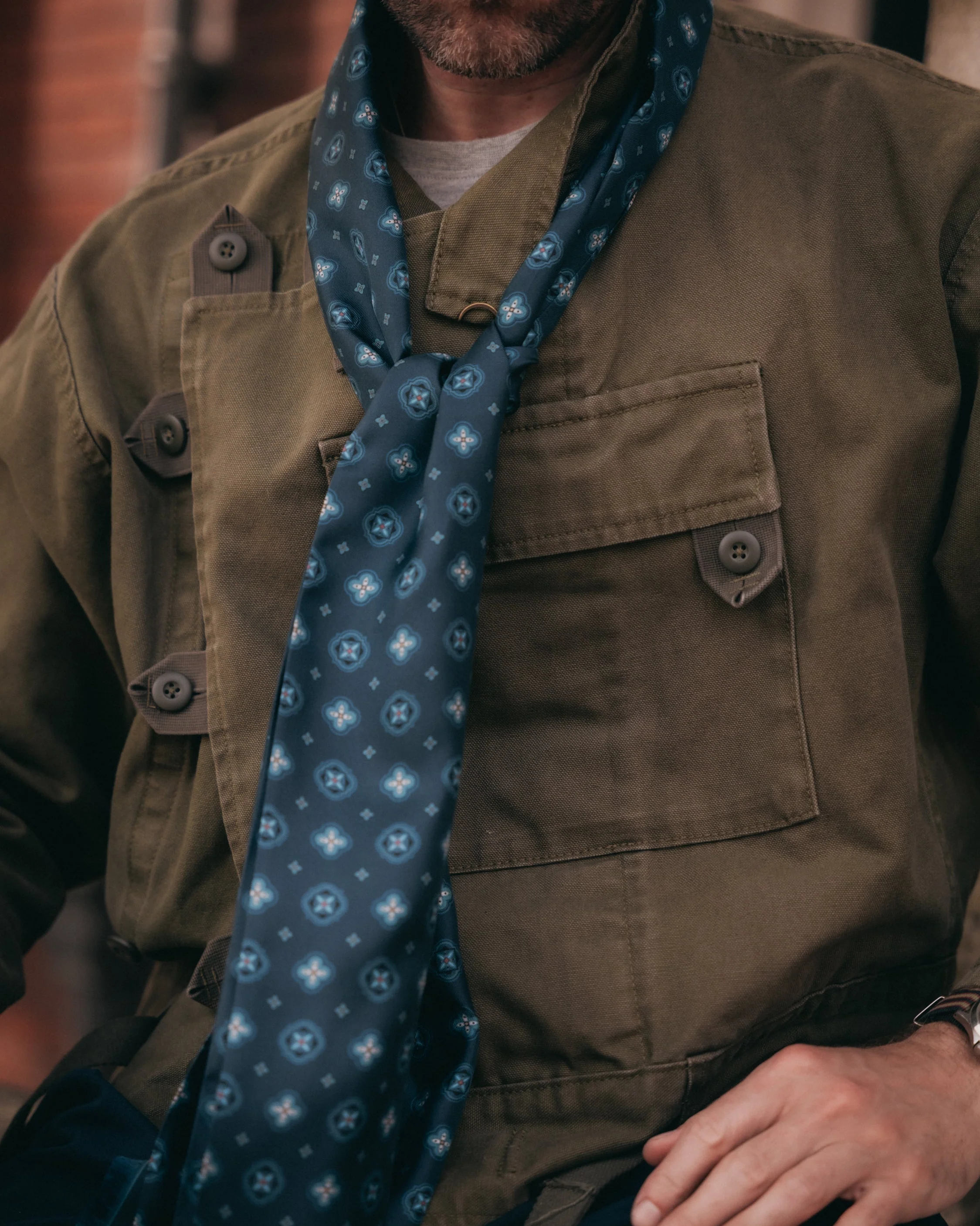 The London Scarf - Chelsea | Indigo - Image 3