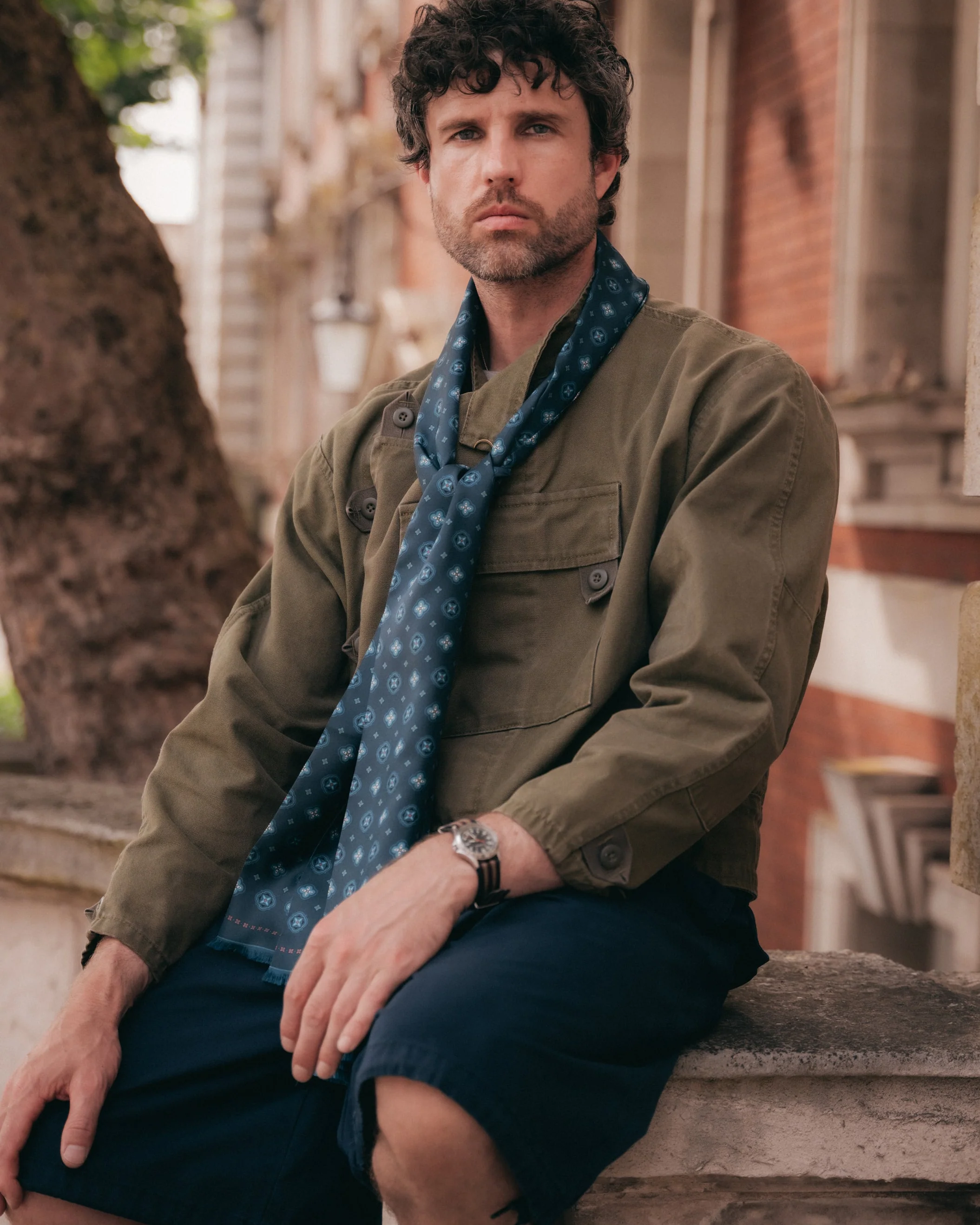 The London Scarf - Chelsea | Indigo - Image 4