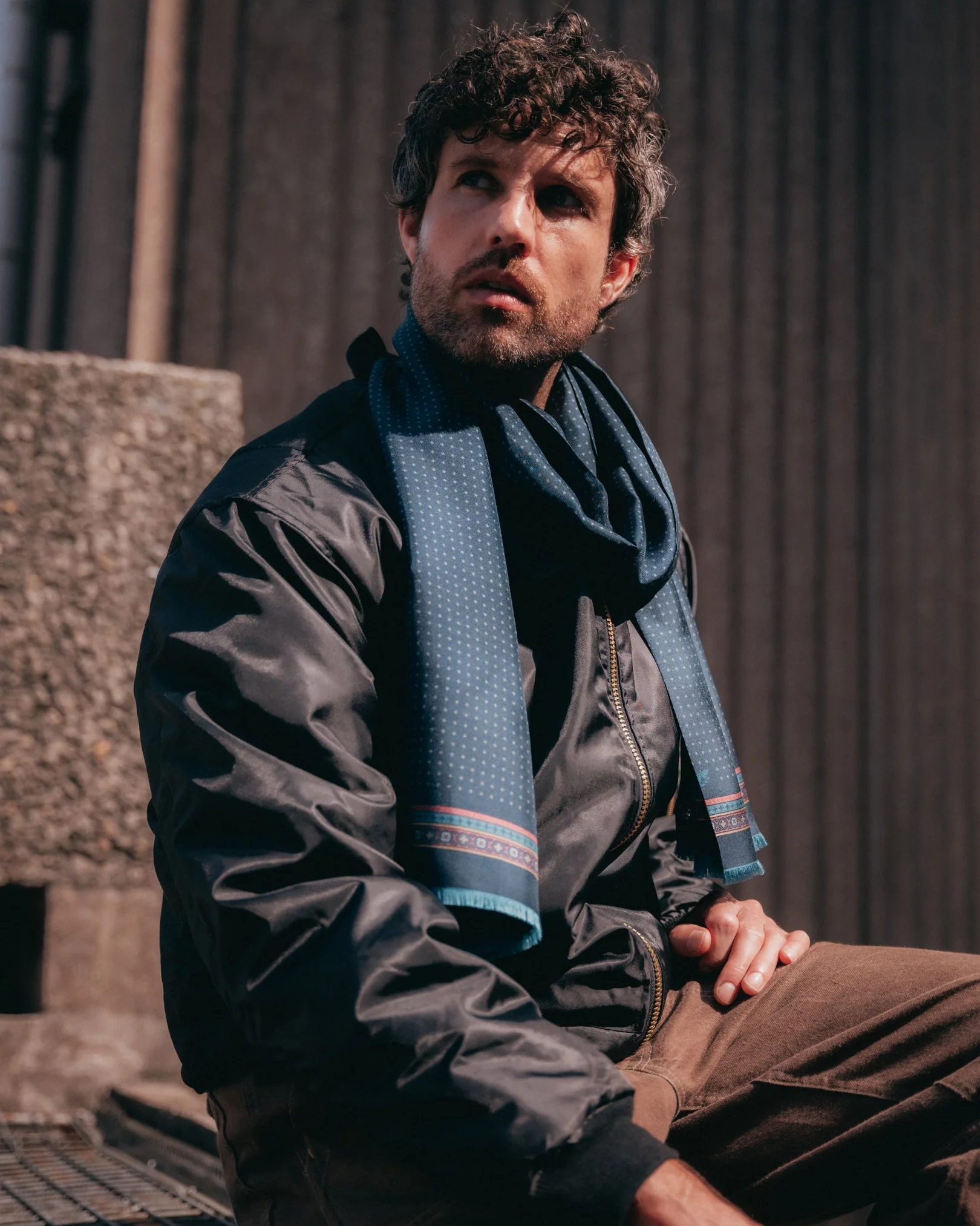 The London Scarf - Chiswick | Indigo - Image 3