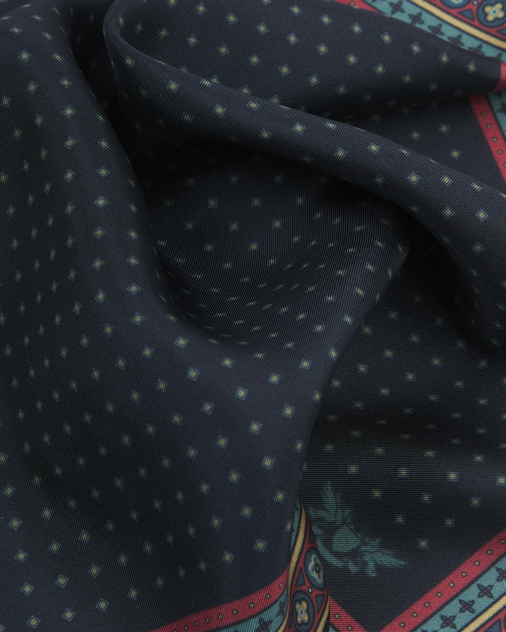 The London Silk Pocket Square - Chiswick | Indigo - Image 3
