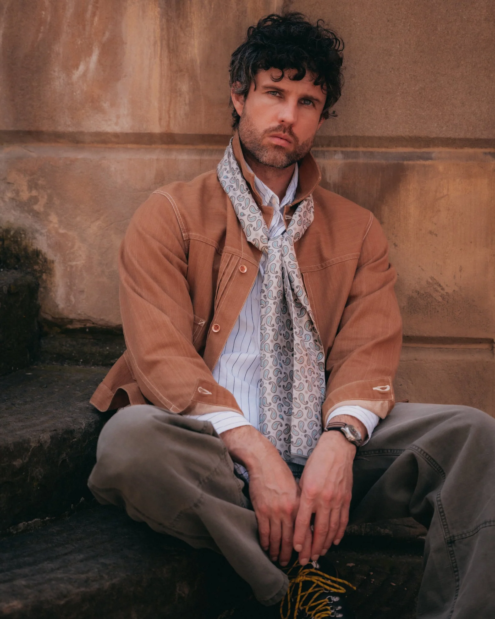 The London Scarf - Highbury | Khaki - Image 4
