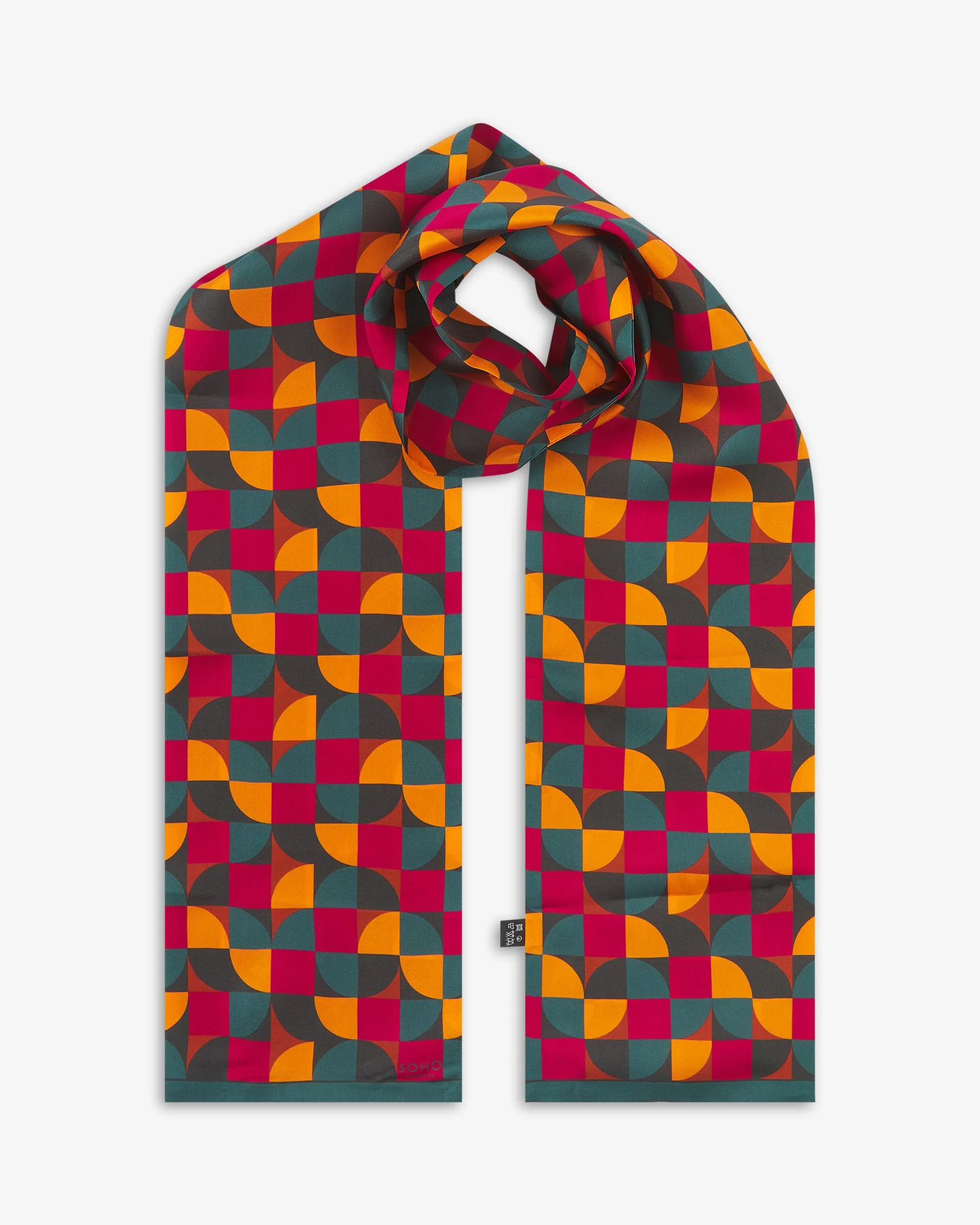 Silk Bauhaus Scarf - Stuttgart