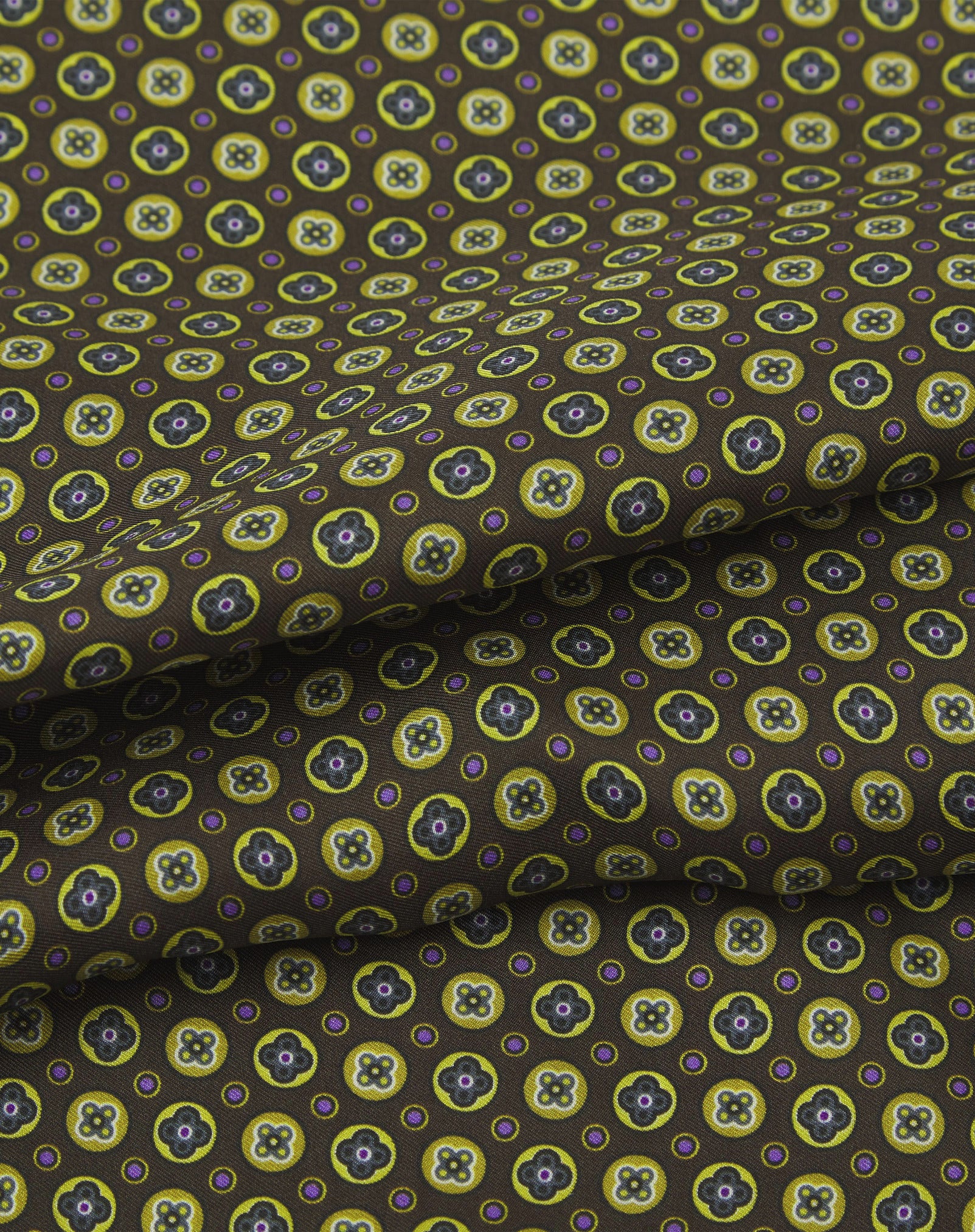 Silk Geometric Neckerchief - Toshima Green - Image 2