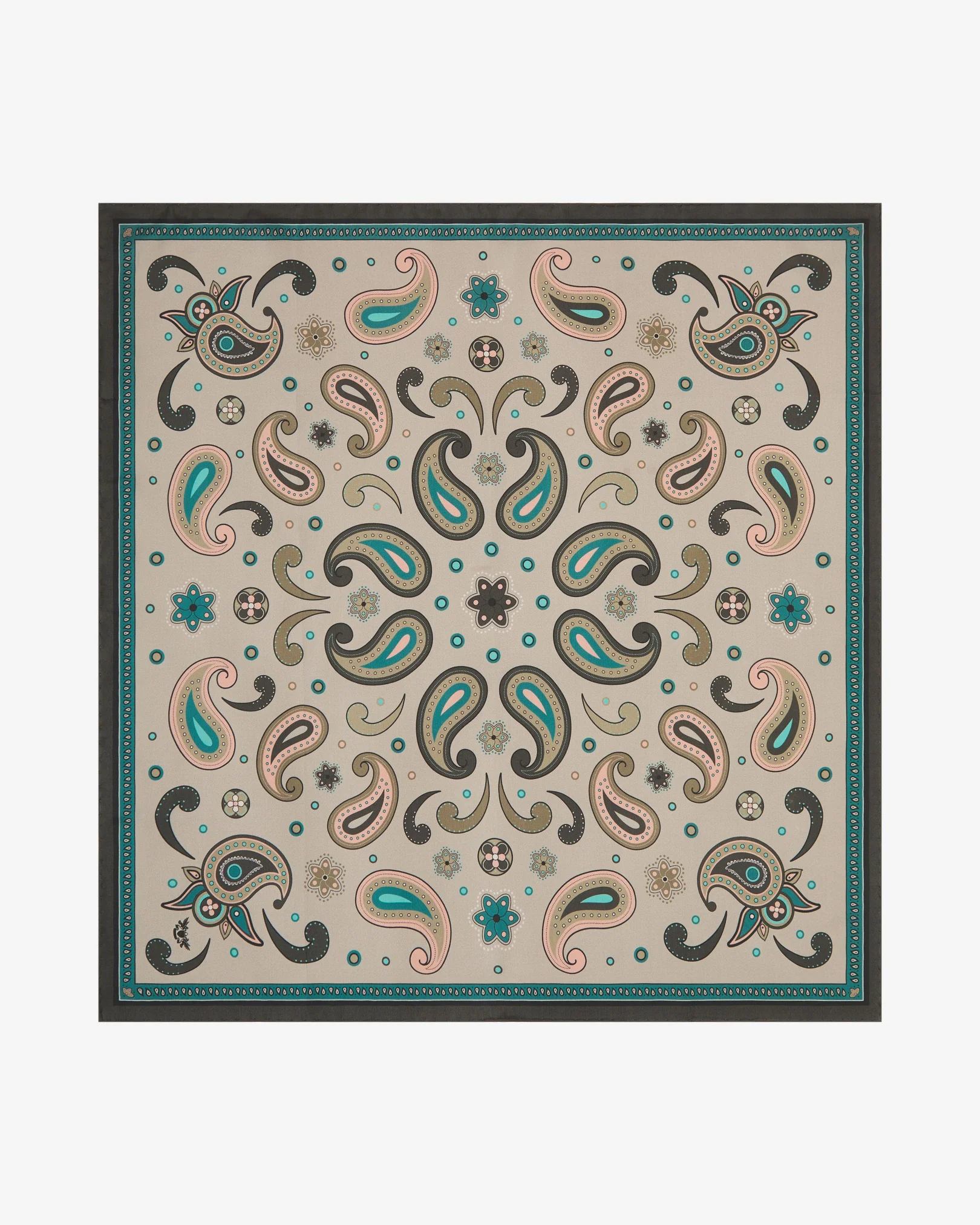 Silk Neckerchief - Belgravia | Khaki - Image 6