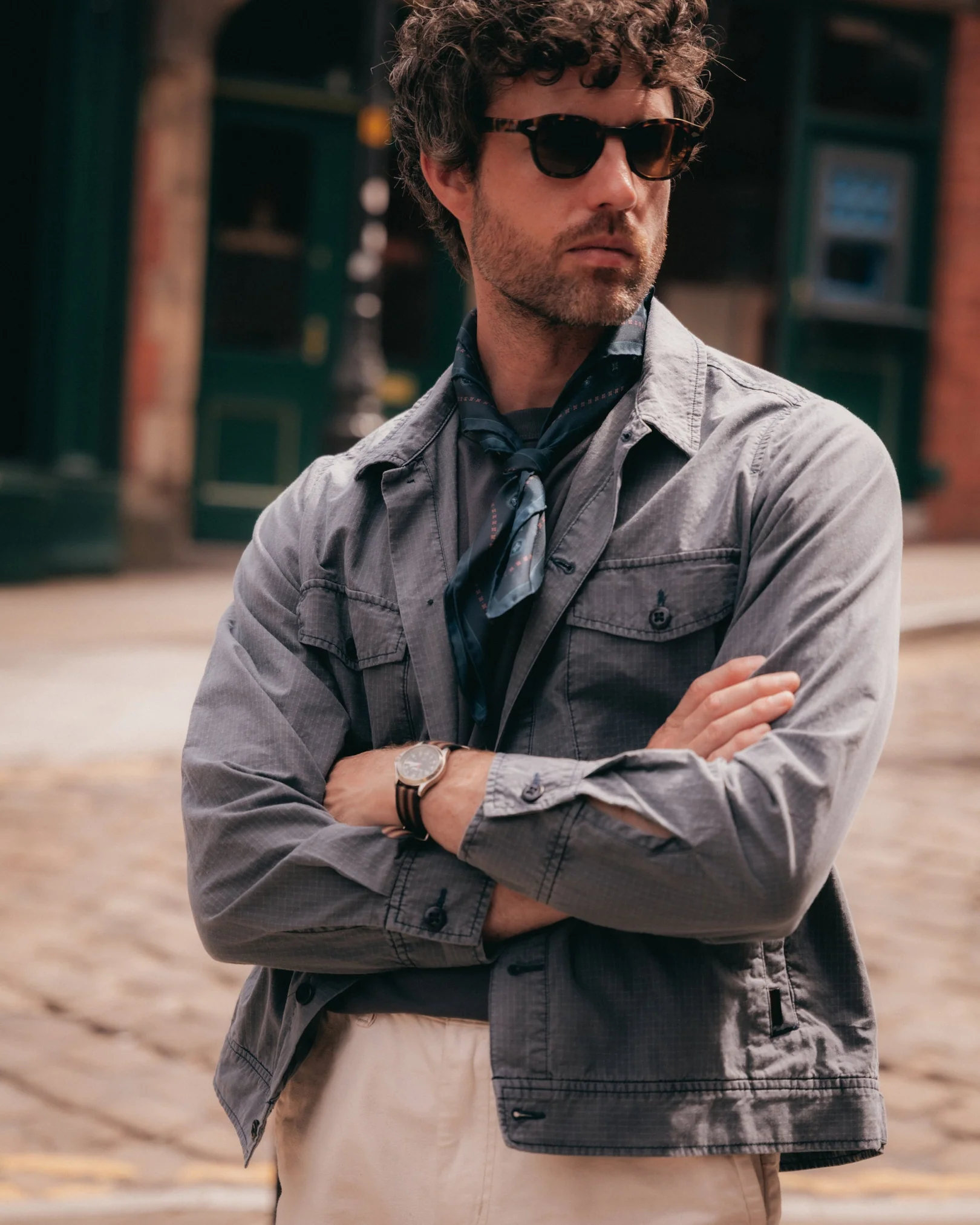 Silk Neckerchief - Chelsea | Indigo - Image 4