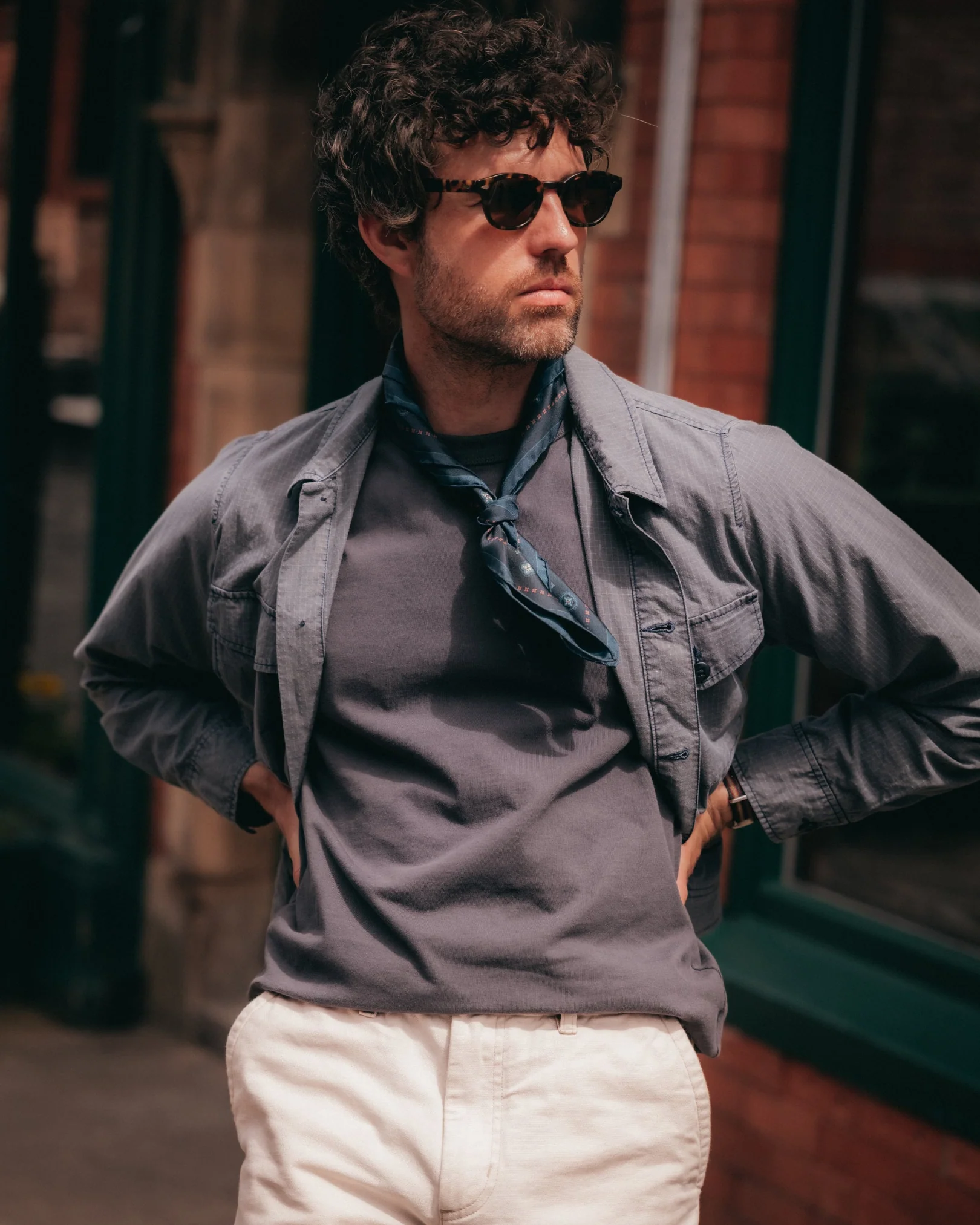 Silk Neckerchief - Chelsea | Indigo - Image 5