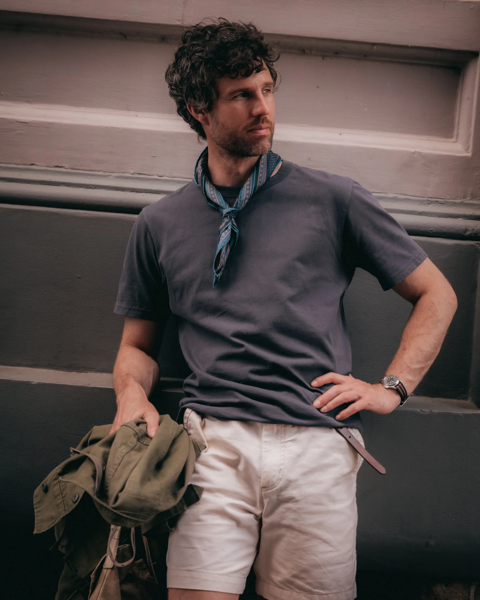 Silk Neckerchief - Chiswick | Indigo - Image 3
