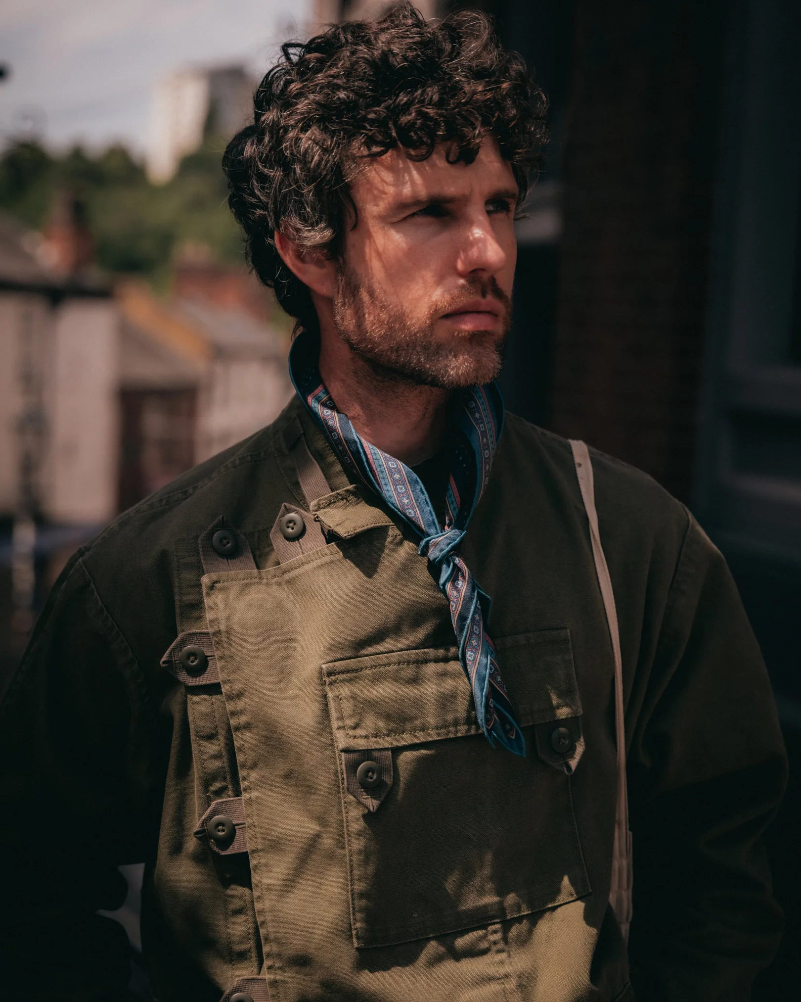 Silk Neckerchief - Chiswick | Indigo - Image 4