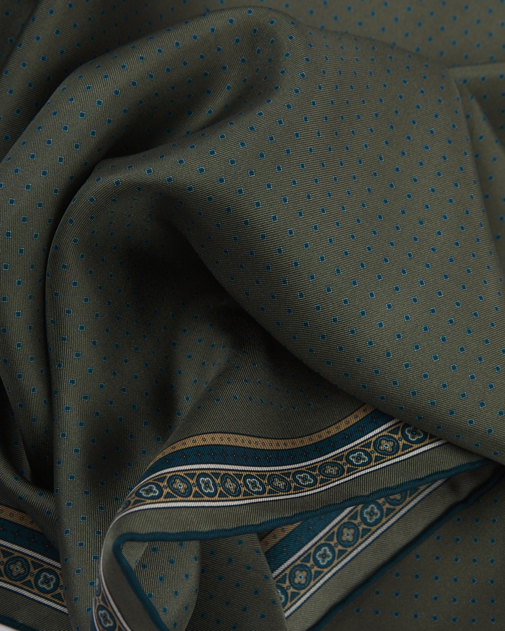 Silk Neckerchief - Chiswick | Olive - Image 2
