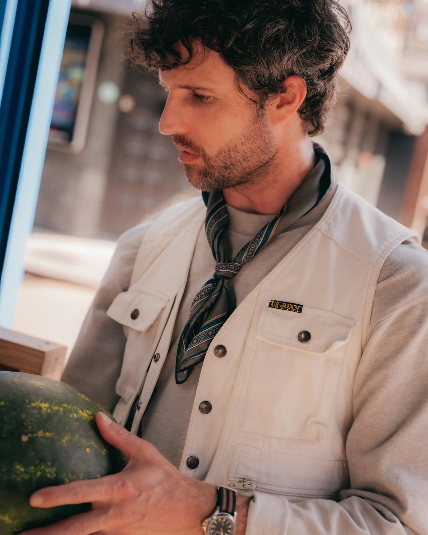 Silk Neckerchief - Chiswick | Olive - Image 4