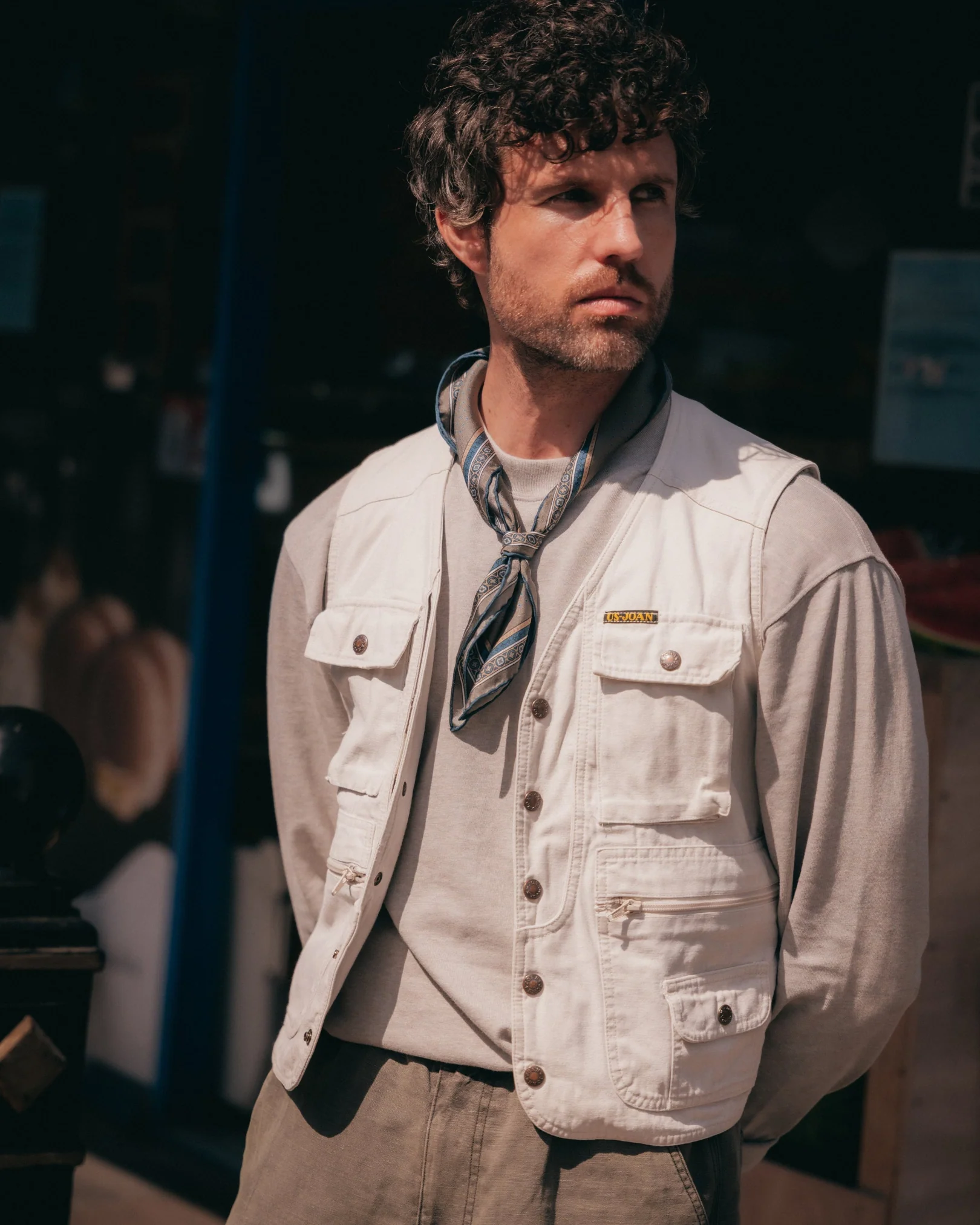 Silk Neckerchief - Chiswick | Olive - Image 5