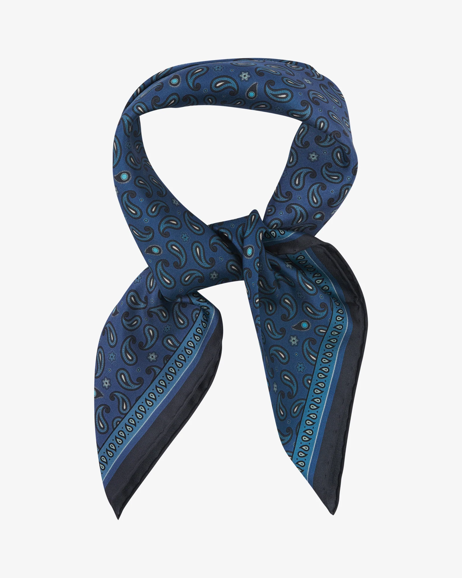 Silk Neckerchief - Highbury | Cornflower Blue