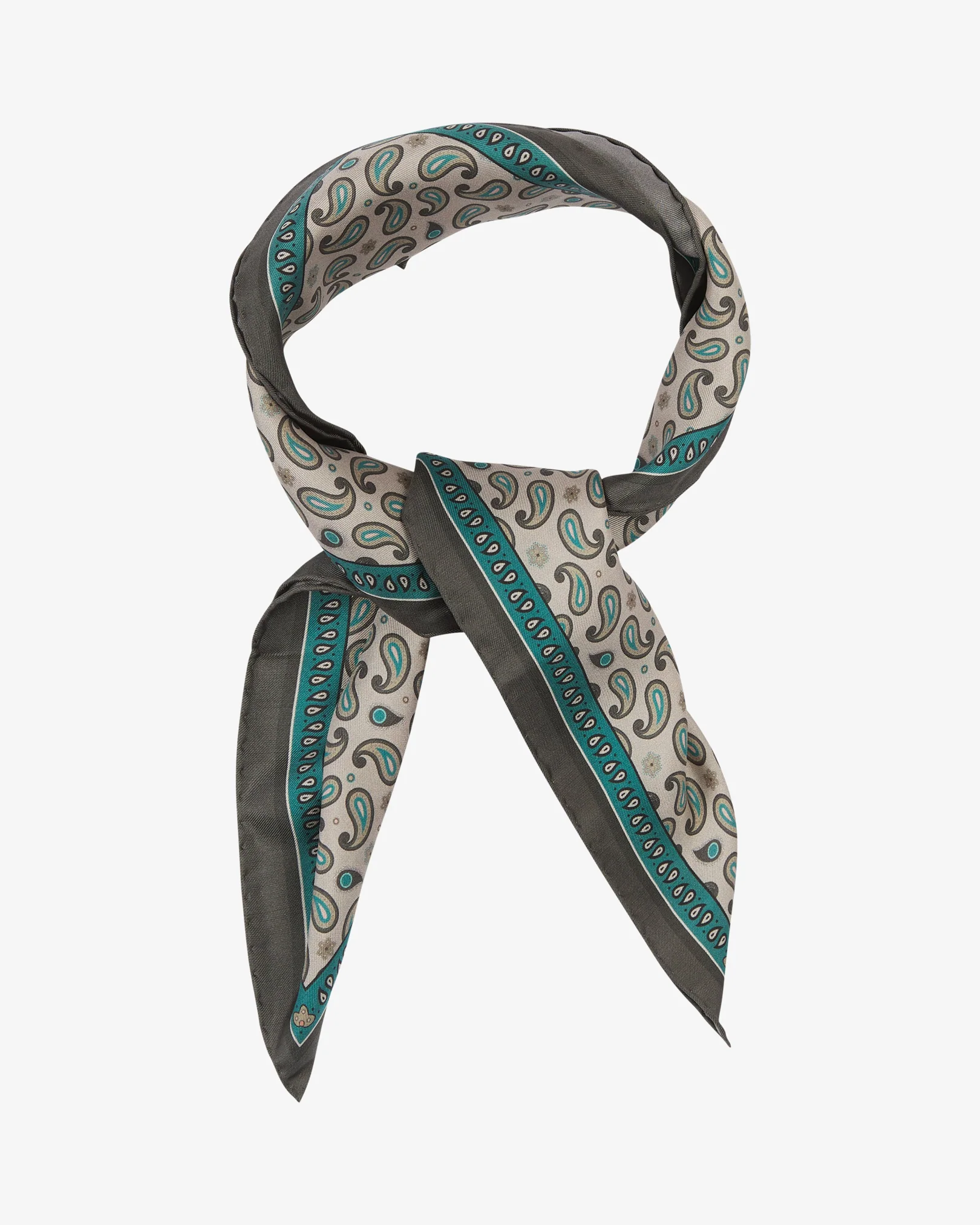 Silk Neckerchief - Highbury | Khaki