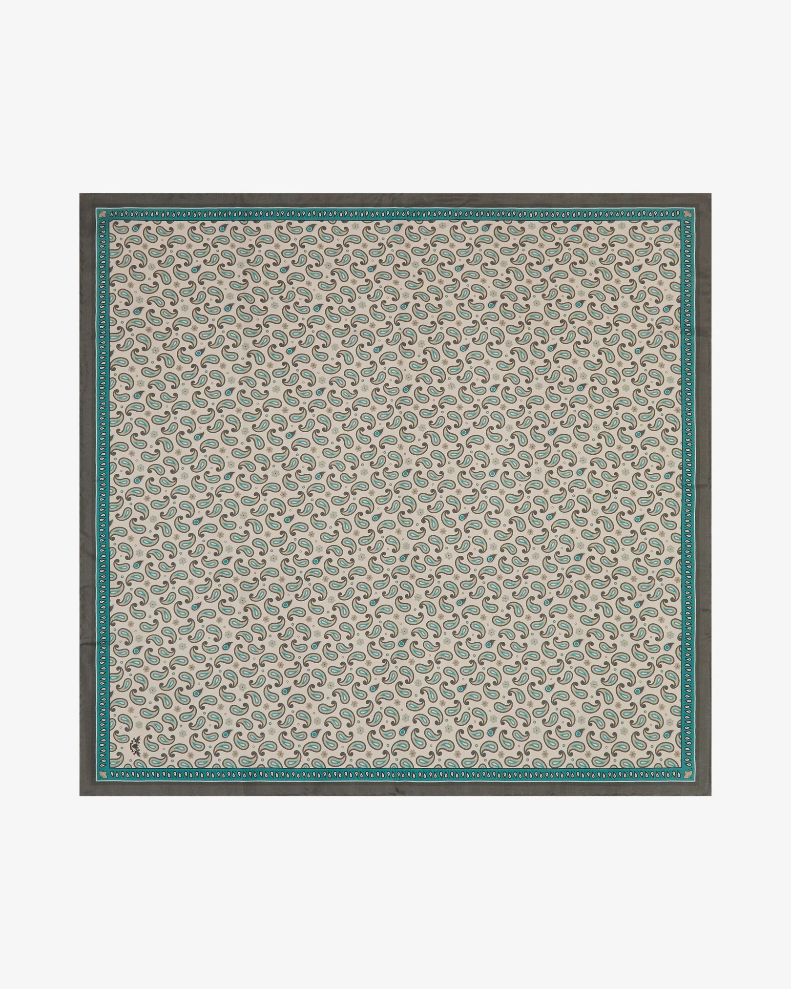 Silk Neckerchief - Highbury | Khaki - Image 5