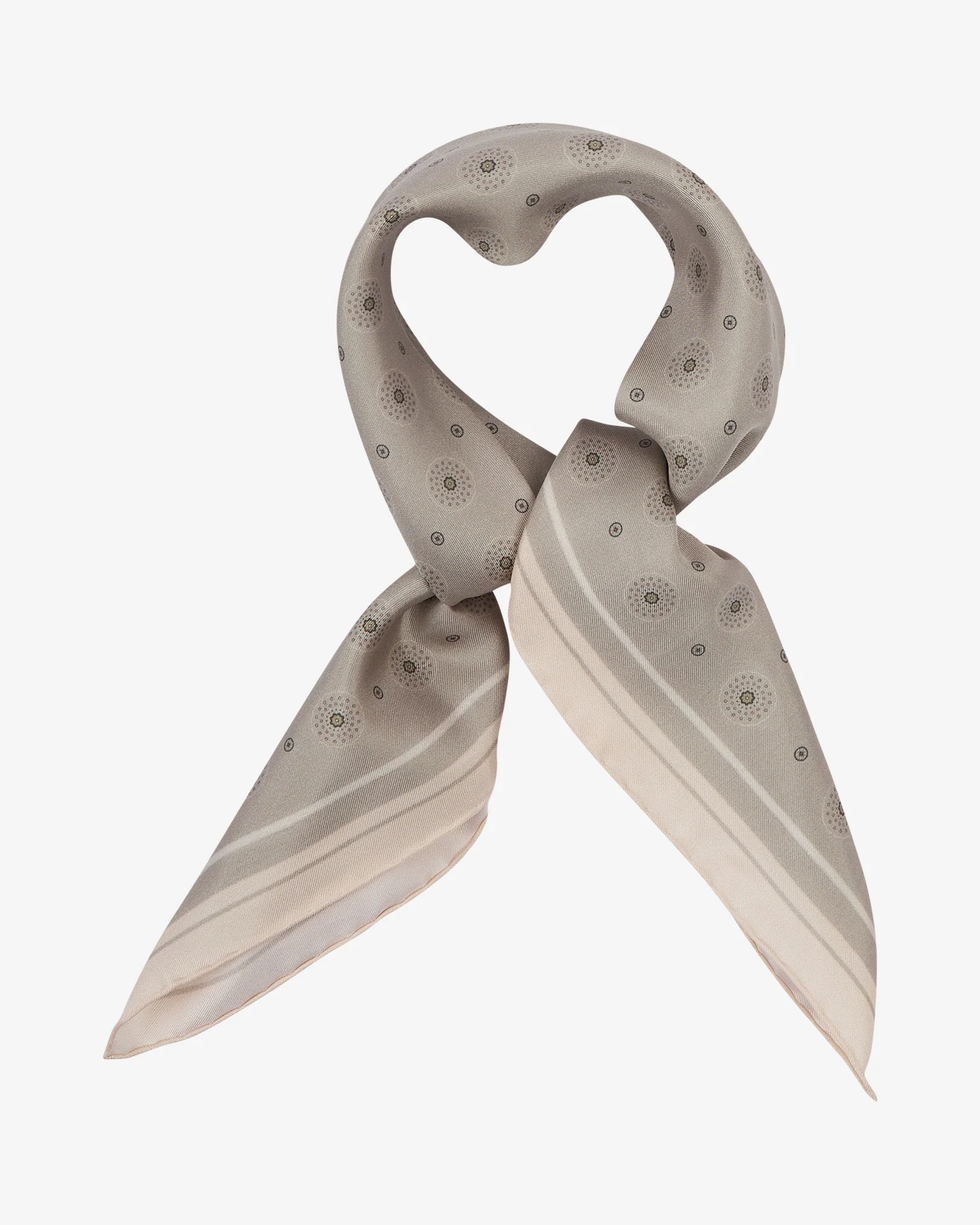 Silk Neckerchief - Islington | Warm Grey