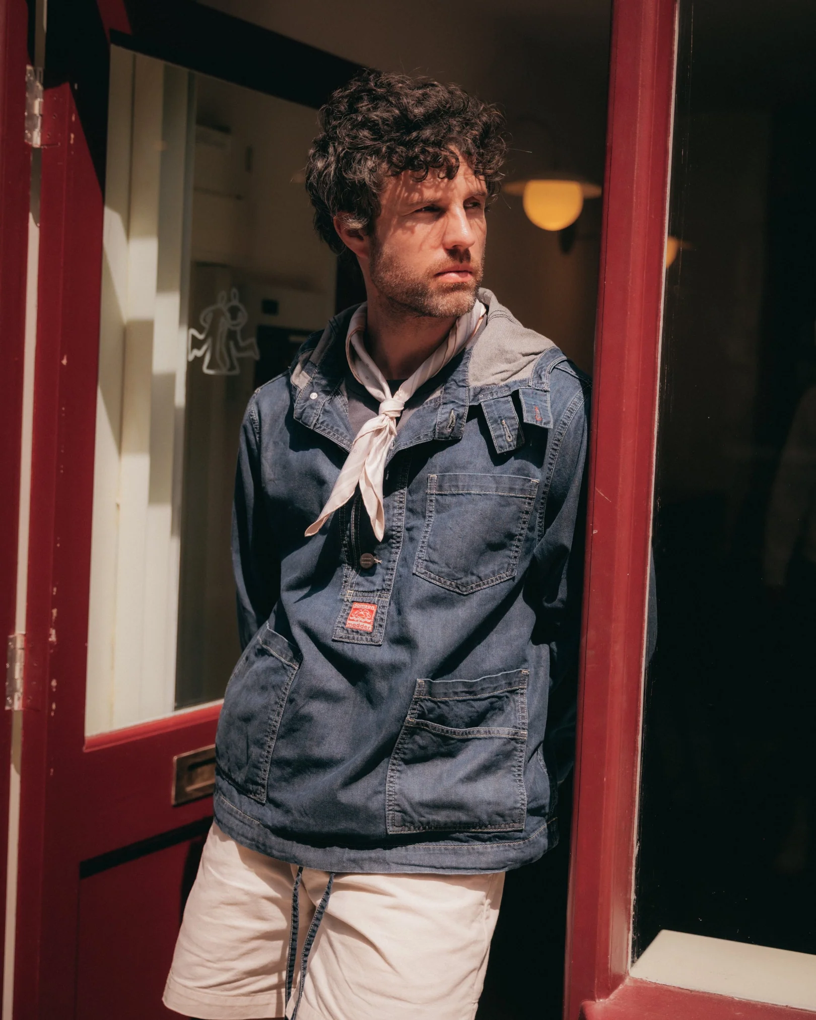 Silk Neckerchief - Islington | Warm Grey - Image 3