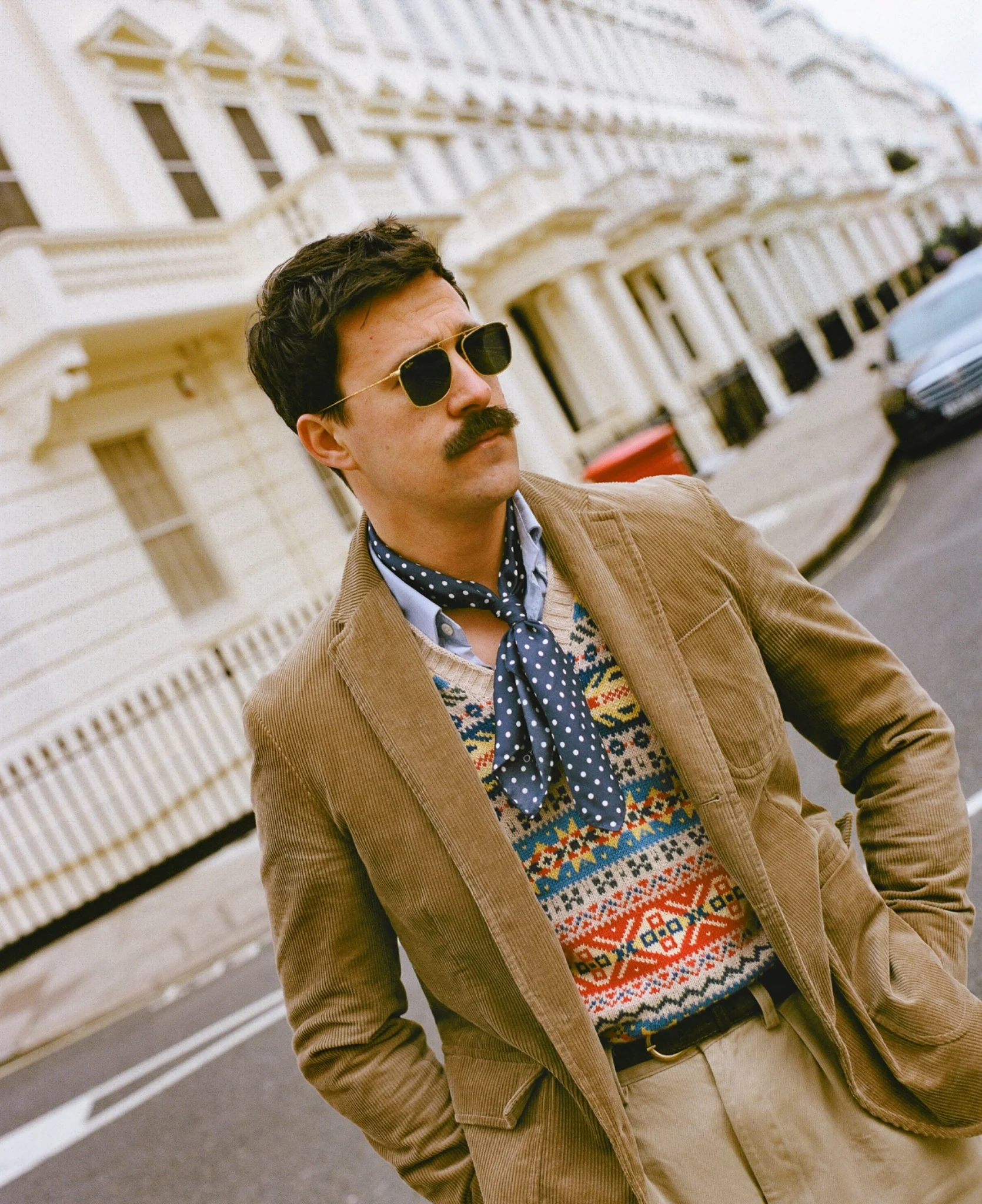 Silk Polka Dot Neckerchief - The Westminster - Image 4