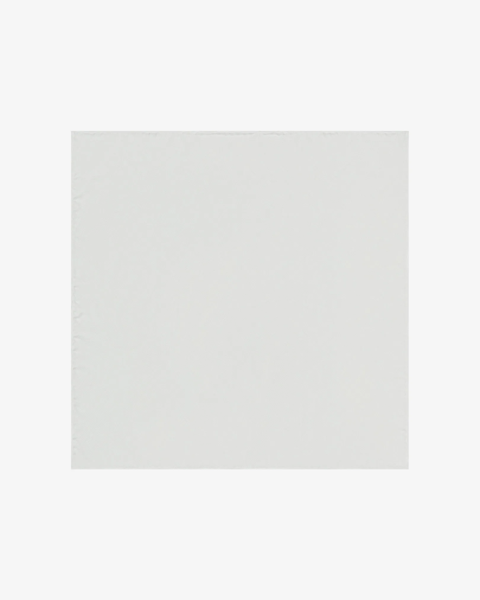 Silk Pocket Square - Solid | White